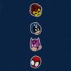 Marvel Boys Mini Line Up Joggers, Multi, Small view 2