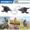 WEEROCK Bike Shifter Lever 18 Speeds 3X6 Thumb Gear Shift Lever for Mountain Bicycle view 2