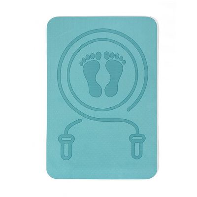 NineFit Basics 8mm Jump Rope Mat Non-Slip TPE Skipping Rope Mat Shock Absorption Pad Workout Fitness Mat For Home Gym Accessories Pilates Workouts Stretching Mats, Fitness Workouts Rope 40x60cm (A)