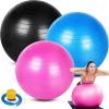 Honoson 3 Pcs Yoga Ball 55/65/75cm Exercise Ball for Working Out Birthing Pregnancy Gym Physical Therapy Balance Stability Fitness, Quick Pump Included view 1