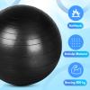 Honoson 3 Pcs Yoga Ball 55/65/75cm Exercise Ball for Working Out Birthing Pregnancy Gym Physical Therapy Balance Stability Fitness, Quick Pump Included view 3