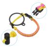 PATIKIL Water Bottle Holder, Paracord Handle Carrying Lanyard Strap Carrier with Ring for 12oz to 64oz Wide Mouth Bottles, Pink, Yellow view 4