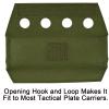 2 Pack Vest Shoulder Pads Fit 2" Shoulder Strap Comfort Soft Cushion Strap Pads Mesh Padded Lightweight for FCPC JPC Plate Carriersl Vests Sling Bags (Ranger Green) view 4