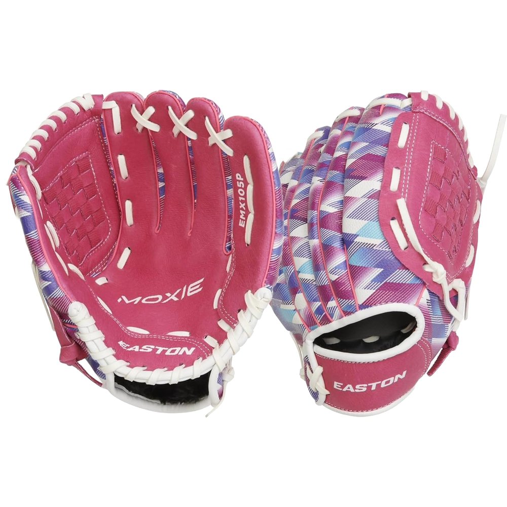 Easton | MOXIE Baseball Glove | Left Hand Throw | 11" Basket Web | Pink