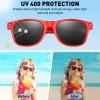 Morcheiong 16 Pack Kids Sunglasses Neon Colors SunglassesSunglasses Party Favors Goody Bag Fillers Fun Gift for Birthday Party Beach Pool Party view 3