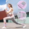 Ankle Weights, Wrist Leg Arm Weights for Women Men with Adjustable Straps, A Pair of 8LBS(4 LB Each Weight) Strength Training Weighted for Jogging Running Walking Fitness, Light Purple view 2