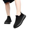 Girls Basketball Shoes Boys Mesh Lightweight Breathable Fashion Casual Shoes Slip Boys Size 12 Slip on Shoes Black view 3