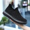 Girls Basketball Shoes Boys Mesh Lightweight Breathable Fashion Casual Shoes Slip Boys Size 12 Slip on Shoes Black view 4