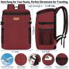 Camping Cooler Backpack 30 Cans, Soft Backpack Coolers Insulated Leak Proof Travel Cooler Bag Waterproof Lunch Picnic Beach Work Trip Thermal Bag Drink Beverage Beer Cooler Wine view 3