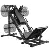 GMWD Leg Press Hack Squat Machine Combo, Leg Press Machine with Linear Bearing, Lower Body with Weight Storage for Quads, Hamstring, Glutes, Home Gym Exercise Equipment view 1