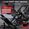 GMWD Leg Press Hack Squat Machine Combo, Leg Press Machine with Linear Bearing, Lower Body with Weight Storage for Quads, Hamstring, Glutes, Home Gym Exercise Equipment view 2