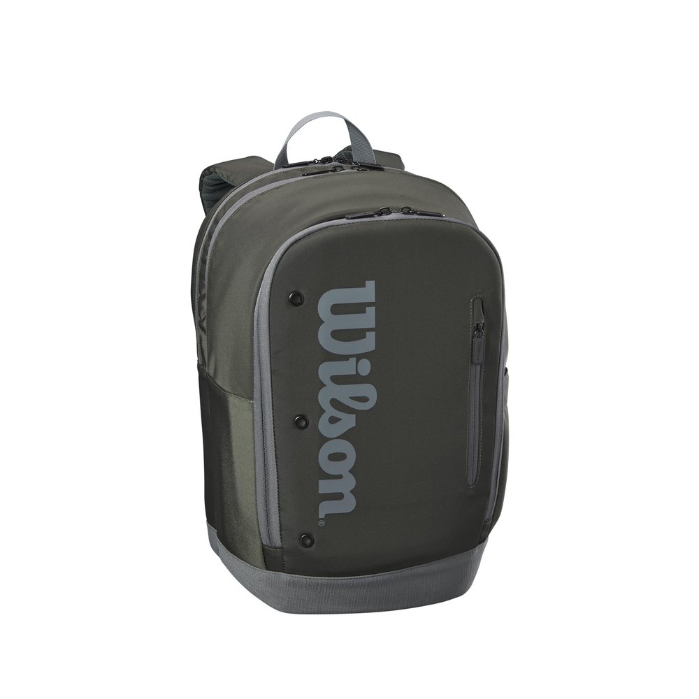 Wilson Tour Tennis Backpack - Dark Green, Holds up to 2 Rackets