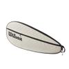 Wilson Premium Tennis Racket Cover - Holds 1 Racket, Cream view 1
