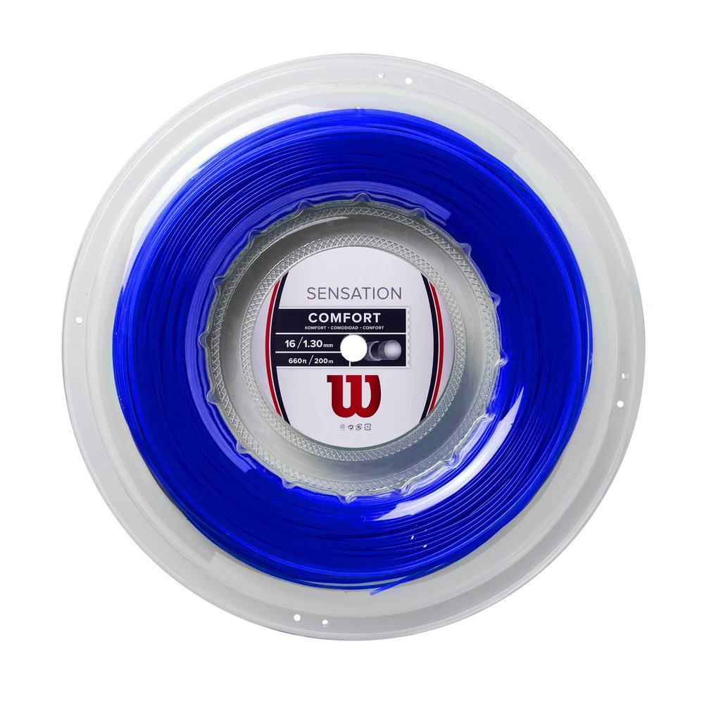 Wilson Sensation 16 Tennis String - 200m Reel, Blue
