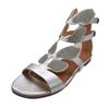BORAMAX Flat Sandals for Women, Women's Sandals Bohemian Flowers Beaded Casual Summer Flat Beach Shoes Clip Toe Sandals view 3