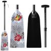 Z&J SPORT Adjustable Dragon Boat Paddle, IDBF Approved Carbon Fiber Paddle, Graphic Paddle with Adjuster for Dragon Boat Race with Adjustable T Handle (Range: 43-52 /110cm-132cm) (GF123) view 1