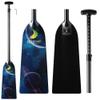 Z&J SPORT Adjustable Dragon Boat Paddle, IDBF Approved Carbon Fiber Paddle, Graphic Paddle with Adjuster for Dragon Boat Race with Adjustable T Handle (Range: 43-52 /110cm-132cm) (FY05) view 1