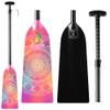 Z&J SPORT Adjustable Dragon Boat Paddle, IDBF Approved Carbon Fiber Paddle, Graphic Paddle with Adjuster for Dragon Boat Race with Adjustable T Handle (Range: 43-52 /110cm-132cm) (MS02) view 1