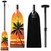 Z&J SPORT Adjustable Dragon Boat Paddle, IDBF Approved Carbon Fiber Paddle, Graphic Paddle with Adjuster for Dragon Boat Race with Adjustable T Handle (Range: 43-52 /110cm-132cm) (DW09) view 1