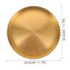 Cabilock Stainless Steel Jewelry Tray for Desktop Display Elegant Organizer for Home for Cosmetics Jewelry and Sundries Storage and Lightweight view 3