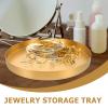Cabilock Stainless Steel Jewelry Tray for Desktop Display Elegant Organizer for Home for Cosmetics Jewelry and Sundries Storage and Lightweight view 4