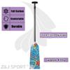Z&J SPORT Adjustable Dragon Boat Paddle, IDBF Approved Carbon Fiber Paddle, Graphic Paddle with Adjuster for Dragon Boat Race with Adjustable T Handle (Range: 43-52 /110cm-132cm) (BL467) view 3