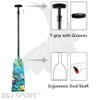 Z&J SPORT Adjustable Dragon Boat Paddle, IDBF Approved Carbon Fiber Paddle, Graphic Paddle with Adjuster for Dragon Boat Race with Adjustable T Handle (Range: 43-52 /110cm-132cm) (LZ251) view 4
