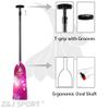 Z&J SPORT Adjustable Dragon Boat Paddle, IDBF Approved Carbon Fiber Paddle, Graphic Paddle with Adjuster for Dragon Boat Race with Adjustable T Handle (Range: 43-52 /110cm-132cm) (FY04) view 4