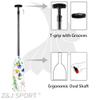 Z&J SPORT Adjustable Dragon Boat Paddle, IDBF Approved Carbon Fiber Paddle, Graphic Paddle with Adjuster for Dragon Boat Race with Adjustable T Handle (Range: 43-52 /110cm-132cm) (CJ467) view 4