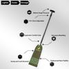 Z&J SPORT Adjustable Dragon Boat Paddle, IDBF Approved Carbon Fiber Paddle, Graphic Paddle with Adjuster for Dragon Boat Race with Adjustable T Handle (Range: 43-52 /110cm-132cm) (RU102) view 4