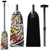Z&J SPORT Adjustable Dragon Boat Paddle, IDBF Approved Carbon Fiber Paddle, Graphic Paddle with Adjuster for Dragon Boat Race with Adjustable T Handle (Range: 43-52 /110cm-132cm) (BA251) view 1