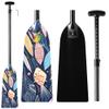 Z&J SPORT Adjustable Dragon Boat Paddle, IDBF Approved Carbon Fiber Paddle, Graphic Paddle with Adjuster for Dragon Boat Race with Adjustable T Handle (Range: 43-52 /110cm-132cm) (MQ353) view 1