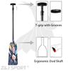 Z&J SPORT Adjustable Dragon Boat Paddle, IDBF Approved Carbon Fiber Paddle, Graphic Paddle with Adjuster for Dragon Boat Race with Adjustable T Handle (Range: 43-52 /110cm-132cm) (MQ353) view 4