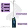 Z&J SPORT Adjustable Dragon Boat Paddle, IDBF Approved Carbon Fiber Paddle, Graphic Paddle with Adjuster for Dragon Boat Race with Adjustable T Handle (Range: 43-52 /110cm-132cm) (HJ08) view 3
