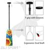 Z&J SPORT Adjustable Dragon Boat Paddle, IDBF Approved Carbon Fiber Paddle, Graphic Paddle with Adjuster for Dragon Boat Race with Adjustable T Handle (Range: 43-52 /110cm-132cm) (KH101) view 4