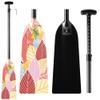 Z&J SPORT Adjustable Dragon Boat Paddle, IDBF Approved Carbon Fiber Paddle, Graphic Paddle with Adjuster for Dragon Boat Race with Adjustable T Handle (Range: 43-52 /110cm-132cm) (MQ462) view 1
