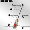 Z&J SPORT Adjustable Dragon Boat Paddle, IDBF Approved Carbon Fiber Paddle, Graphic Paddle with Adjuster for Dragon Boat Race with Adjustable T Handle (Range: 43-52 /110cm-132cm) (LJ358) view 4