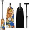 Z&J SPORT Adjustable Dragon Boat Paddle, IDBF Approved Carbon Fiber Paddle, Graphic Paddle with Adjuster for Dragon Boat Race with Adjustable T Handle (Range: 43-52 /110cm-132cm) (BH369) view 1