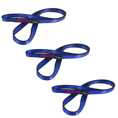 NewDoar 16mm Climbing Sling UIAA CE Certified,23KN EN566 Certified,Climbing Utility Cord Rock Climbing,Creating Anchors System,Rappelling Gear,Perfect for Tree Work(Blue 12" 3pcs)