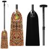 Z&J SPORT Adjustable Dragon Boat Paddle, IDBF Approved Carbon Fiber Paddle, Graphic Paddle with Adjuster for Dragon Boat Race with Adjustable T Handle (Range: 43-52 /110cm-132cm) (HJ07) view 1