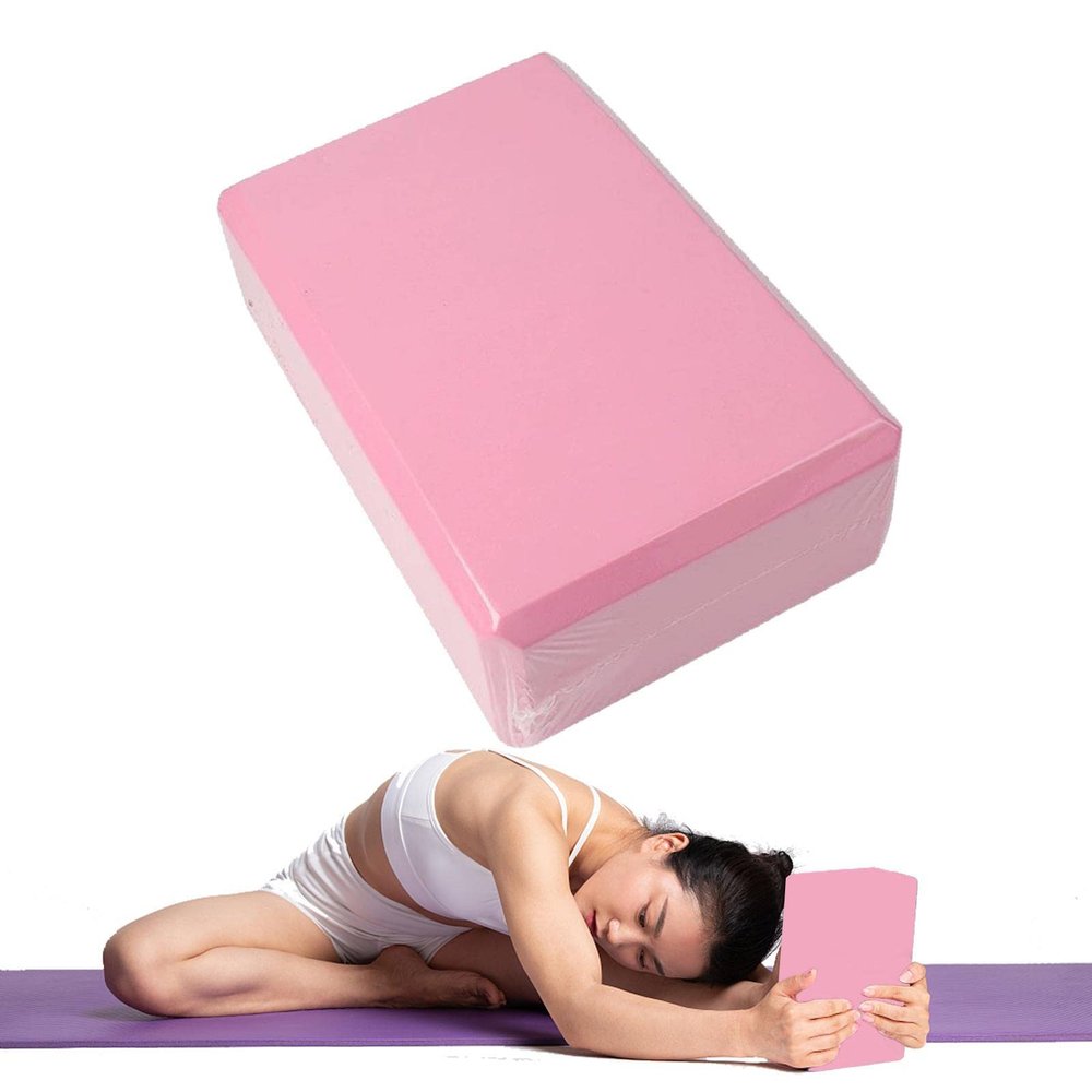 RIPTEADRY Yoga Blocks 9"x6"x3", Lightweight Premium EVA Foam Yoga Blocks, Non-Slip Yoga Brick Foam Blocks, for Yoga, Pilates, Meditation, Stretching, Yoga Accessories for Women