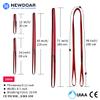NewDoar 16mm Climbing Sling UIAA CE Certified,23KN EN566 Certified,Climbing Utility Cord Rock Climbing,Creating Anchors System,Rappelling Gear,Perfect for Tree Work(Red 12" 3pcs) view 3