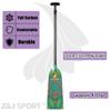 Z&J SPORT Adjustable Dragon Boat Paddle, IDBF Approved Carbon Fiber Paddle, Graphic Paddle with Adjuster for Dragon Boat Race with Adjustable T Handle (Range: 43-52 /110cm-132cm) (HJ06) view 3