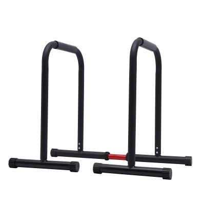 Dip Bar Heavy Duty Dip Stands Adjustable Fitness Workout Parallel Bars for Tricep Dips, Pull-Ups, Black, 440 LBS Loading Capacity