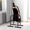 Dip Bar Heavy Duty Dip Stands Adjustable Fitness Workout Parallel Bars for Tricep Dips, Pull-Ups, Black, 440 LBS Loading Capacity view 3