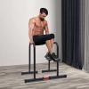 Dip Bar Heavy Duty Dip Stands Adjustable Fitness Workout Parallel Bars for Tricep Dips, Pull-Ups, Black, 440 LBS Loading Capacity view 4