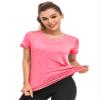 Abrooical Womens Wicking T Shirts Short Sleeve Running Shirt Athletic Lightweight Workout Training Yoga Tops Blitz Red X-Large view 2