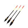 Akozon Float Fishing, Fishing Bobber Floats Set, 3Pcs 1.5 6g 5g 4g Wooden Balsa waggler Posen Loaded Bobbers Tackle Accessory view 3