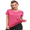 Abrooical Running Shirts Women Short Sleeve Yoga Loose Fit Workout Tees for Women Sports Tops Red XXX-Large view 2