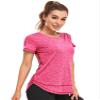 Abrooical Running Shirts Women Short Sleeve Yoga Loose Fit Workout Tees for Women Sports Tops Red XXX-Large view 3